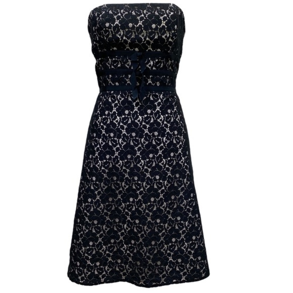 WHBM Lace Strapless Dress